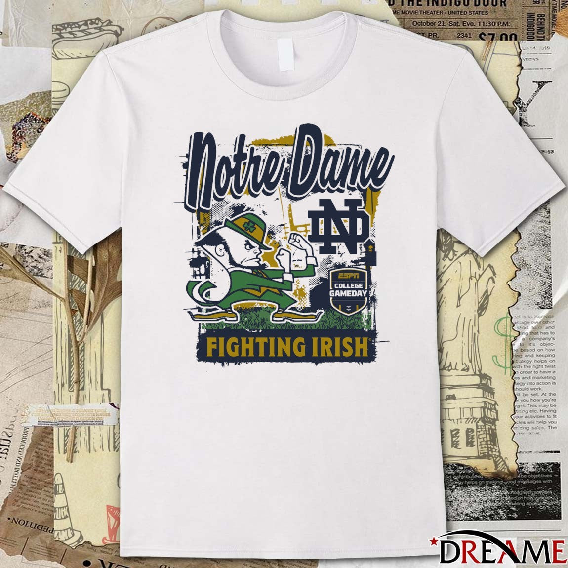 Notre Dame Fighting Irish 2025 ESPN College GameDay Mascot Runner t-shirt