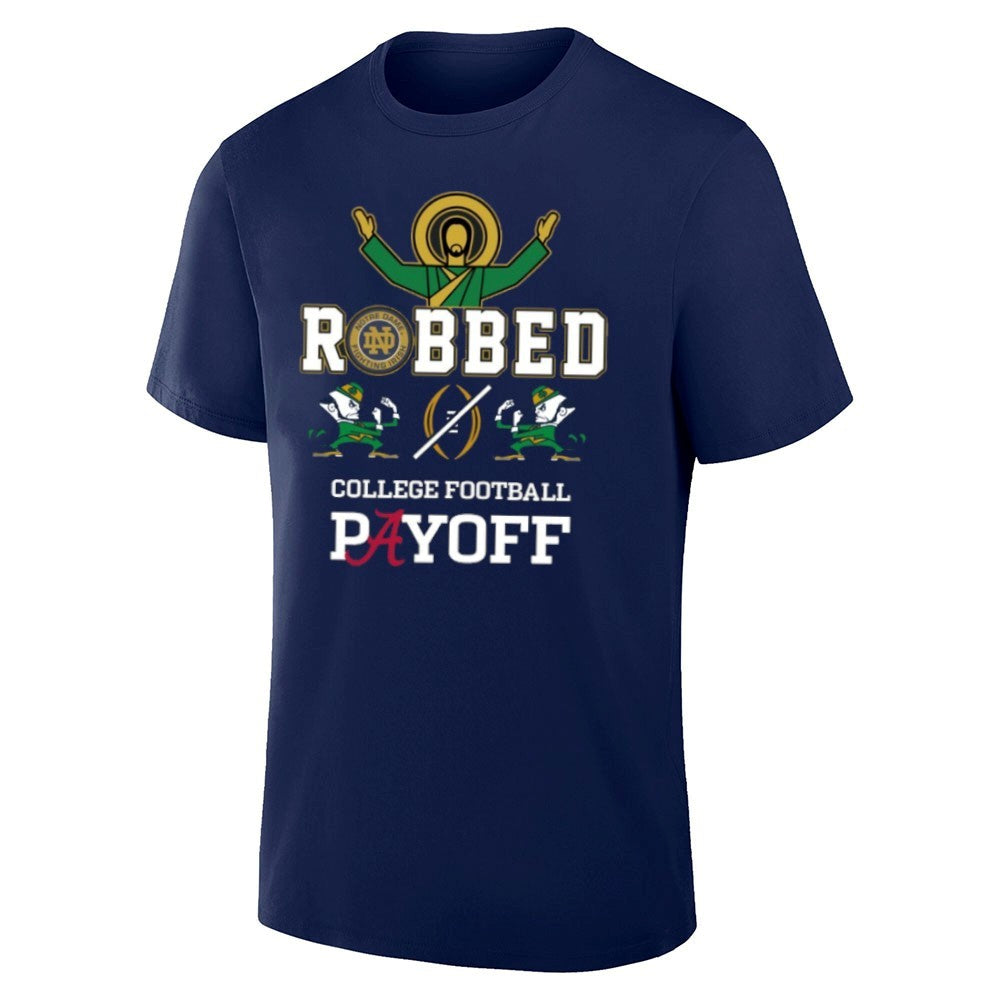 Notre Dame Fighting Irish Jessu Robbed College Football Playoffs Shirt