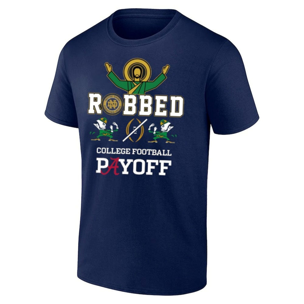 Notre Dame Fighting Irish Jessu Robbed College Football Playoffs Shirt