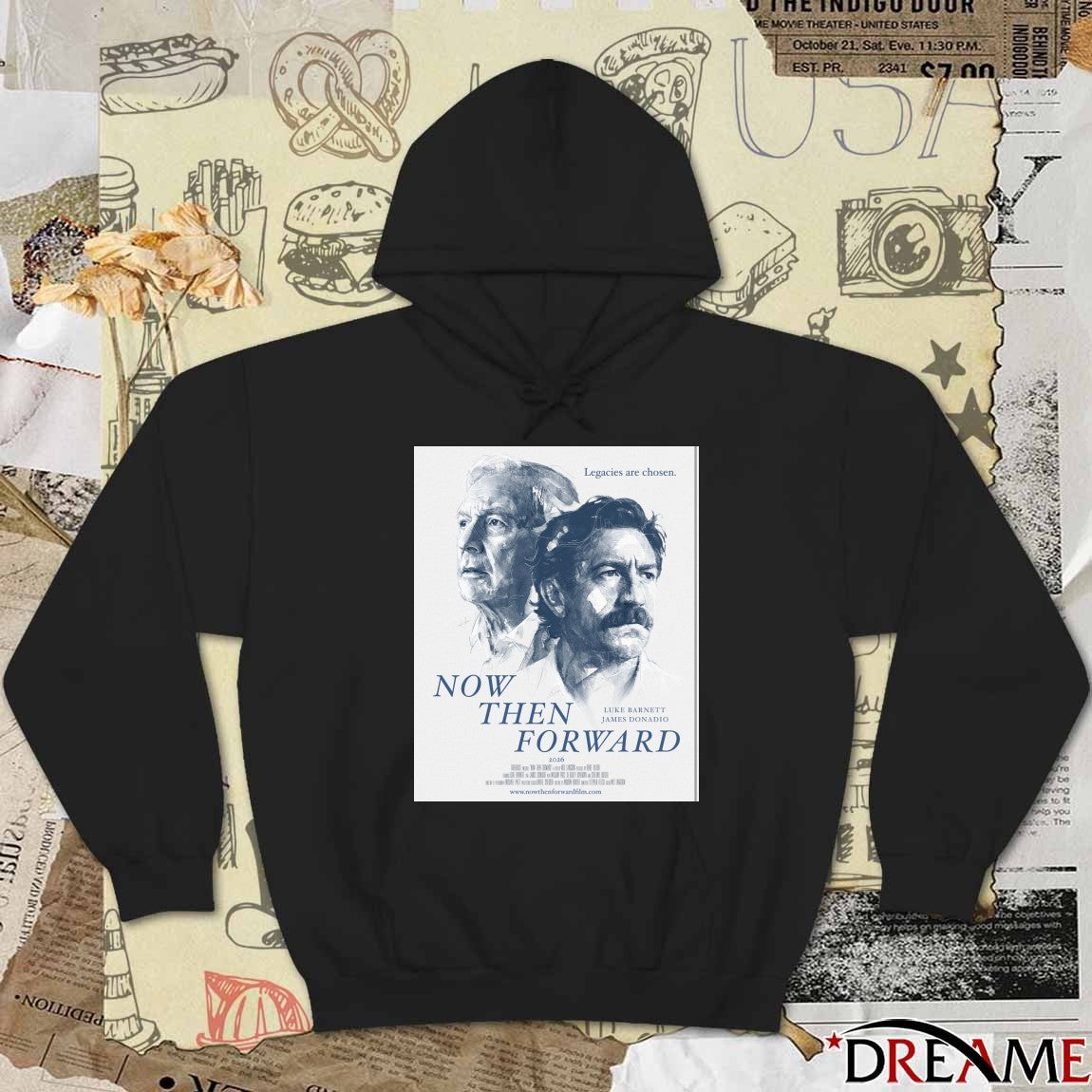 Now Then Forward Luke Barnett James Donadio 2026 Legacies Are Chosen Poster t-shirt