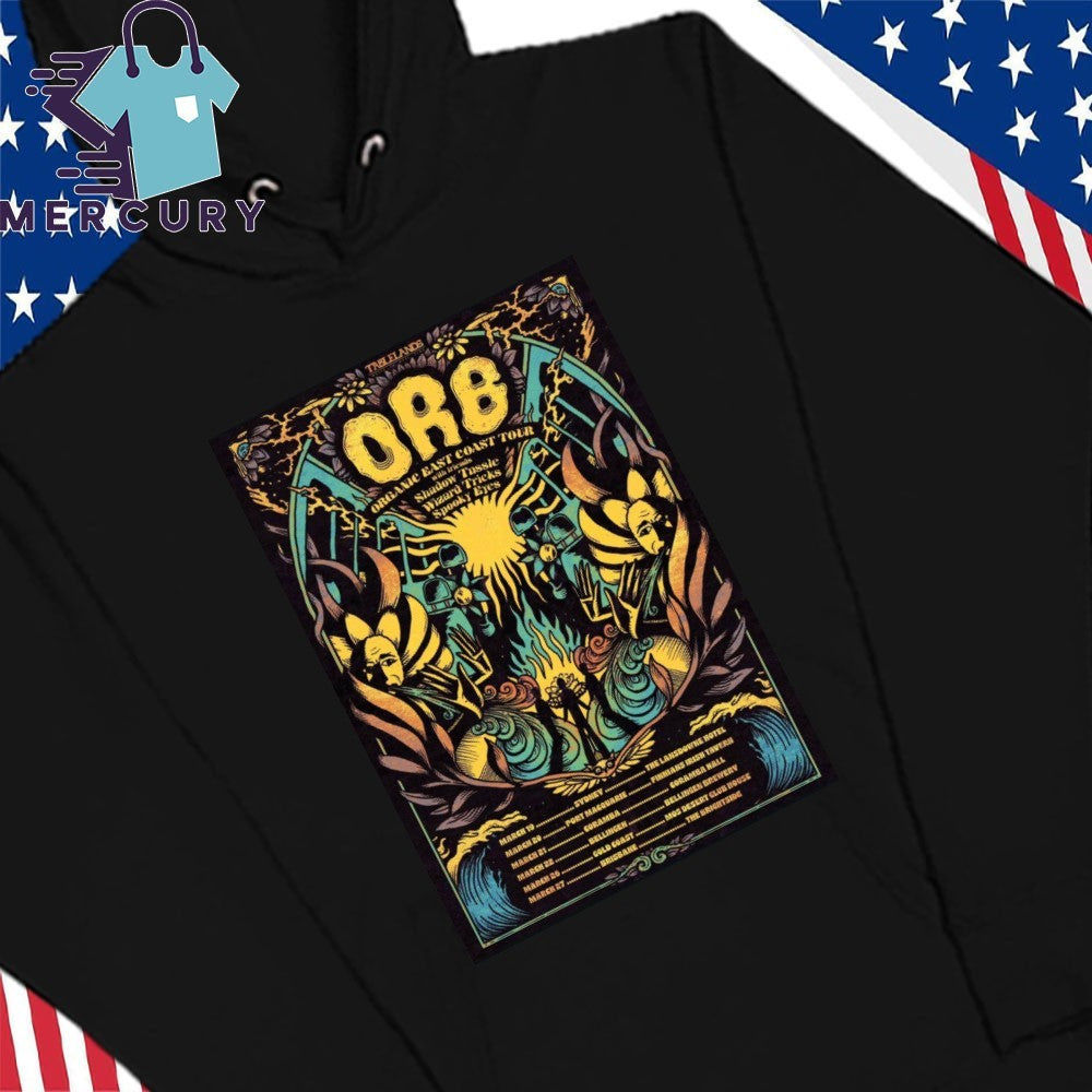 O.R.B Band Organic East Coast 2026 Shows Poster Shirt