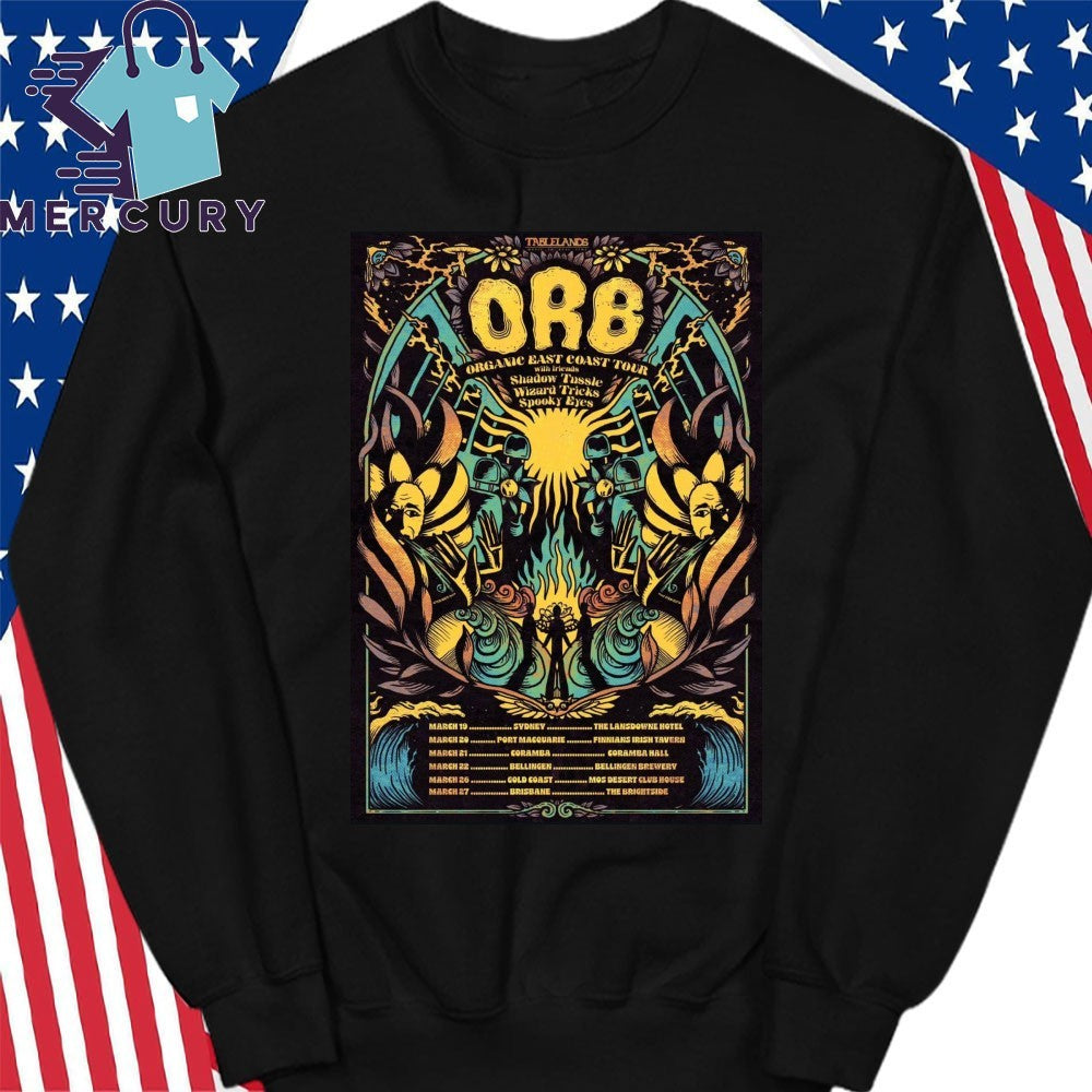 O.R.B Band Organic East Coast 2026 Shows Poster Shirt