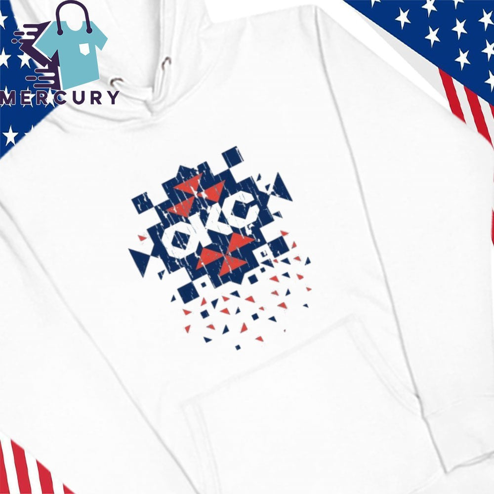 OKC Thunder Diamond Pattern Native Shirt