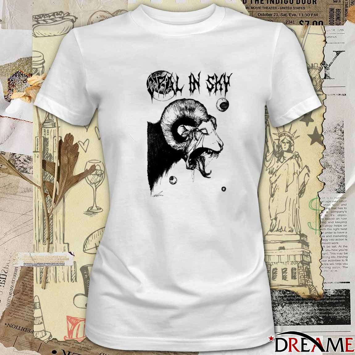 OPAL IN SKY Tee Ram of Satan by Olivia t-shirt