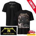 Official Metallica Berlin Olympiastadion 2026 Wolf Pop-Up Shop Collin Estrada 2-Sided Shirt