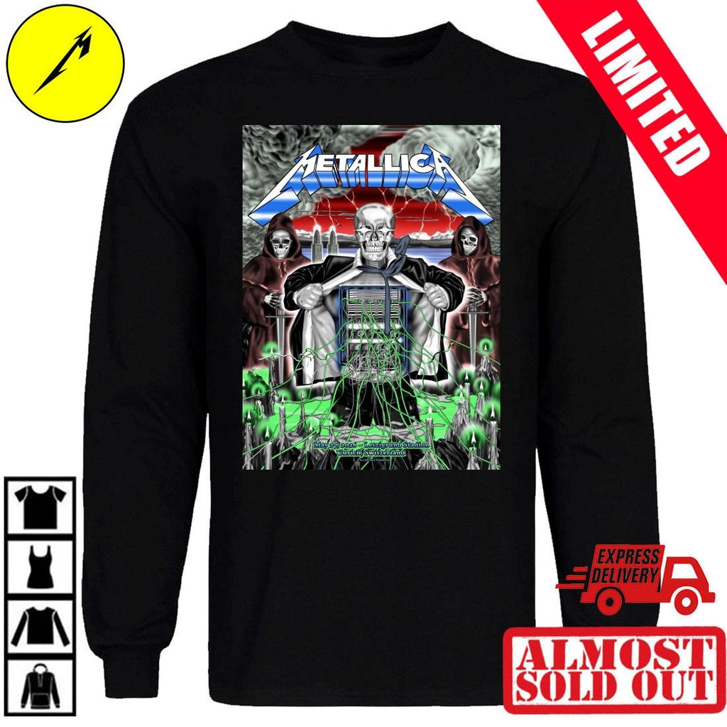 Official Metallica Pop-Up Shop Zürich Switzerland May 27 2026 Shirt Luca Schenardi