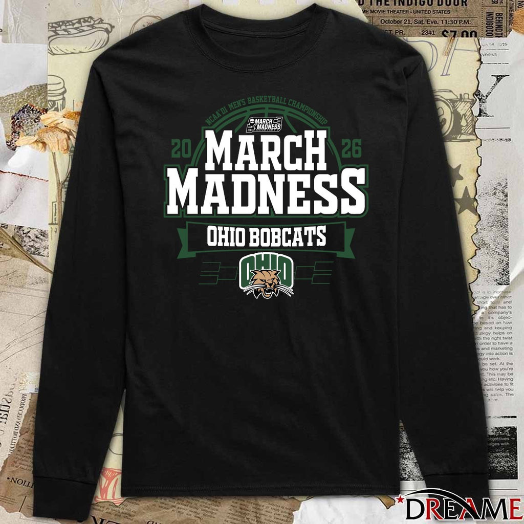 Ohio Bobcats 2026 NCAA DI Men’s Basketball Championship March Madness t-shirt