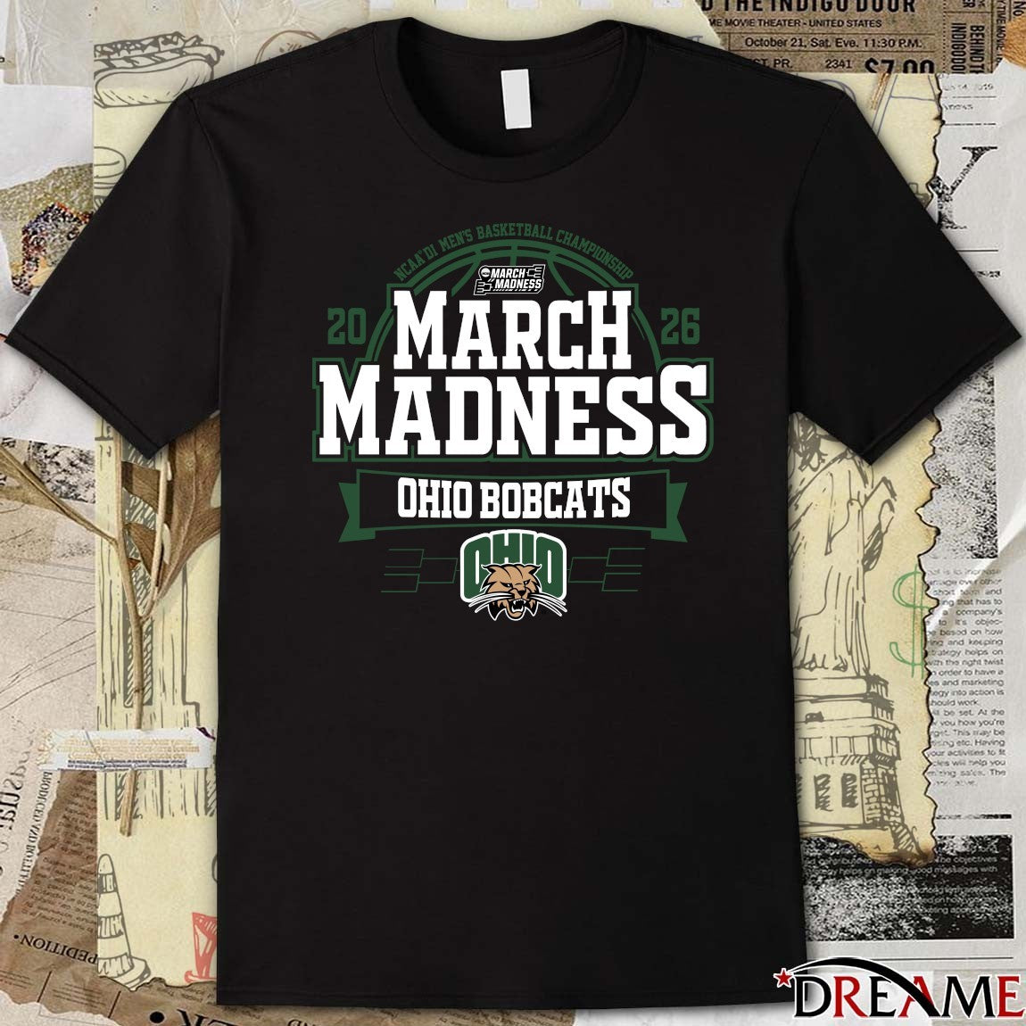 Ohio Bobcats 2026 NCAA DI Men’s Basketball Championship March Madness t-shirt