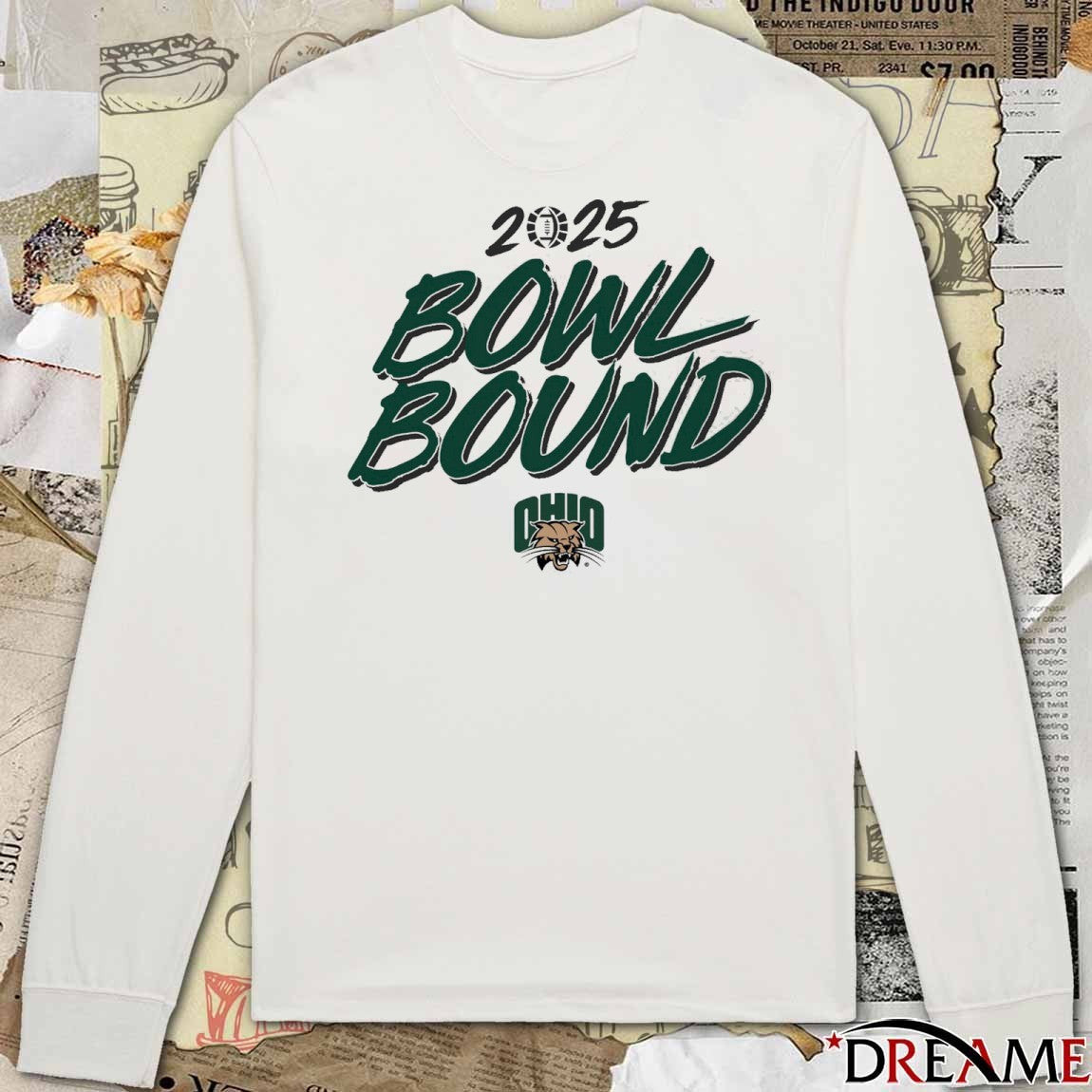 Ohio Bobcats NCAA Football 2025 Bowl Bound t-shirt