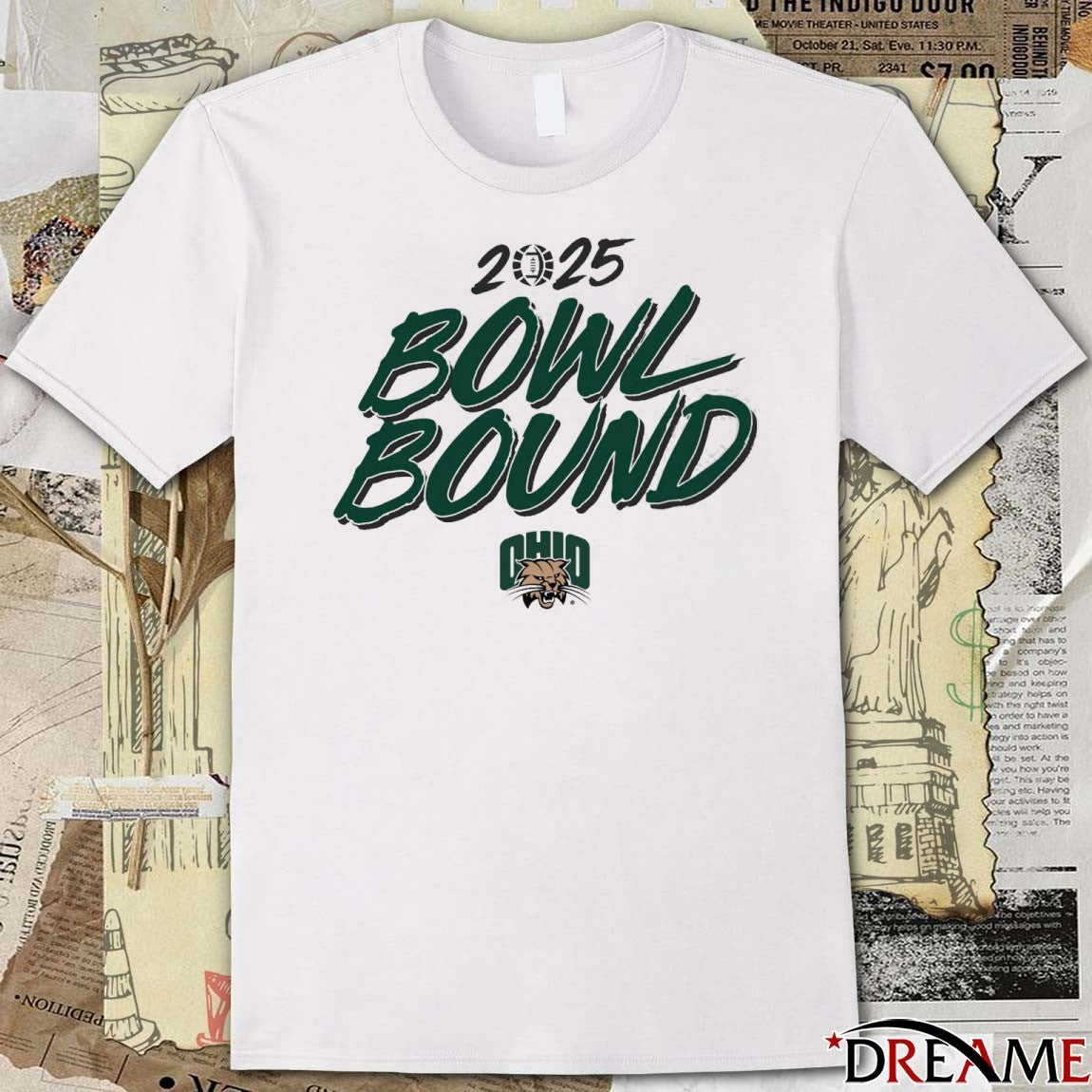 Ohio Bobcats NCAA Football 2025 Bowl Bound t-shirt