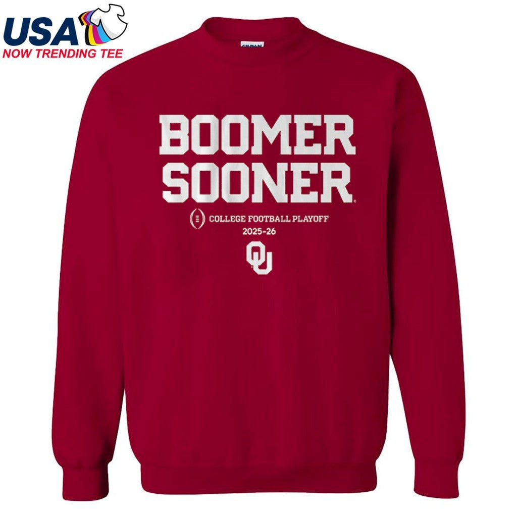 Oklahoma Sooners Boomer Sooner 2025 Coolege Football Playoff Shirt