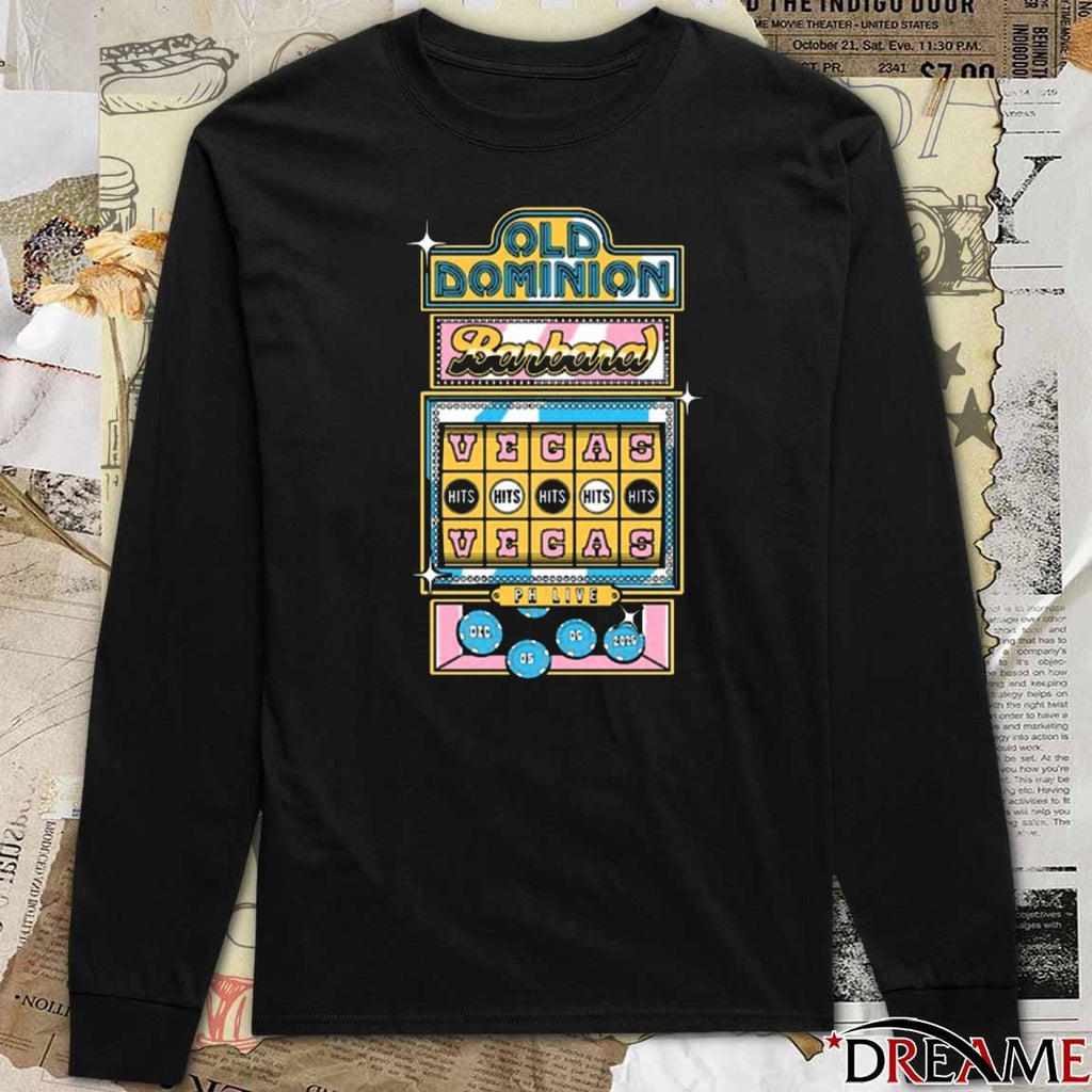 Old Dominion December 5 2025 In Las Vegas NV Tour t-shirt