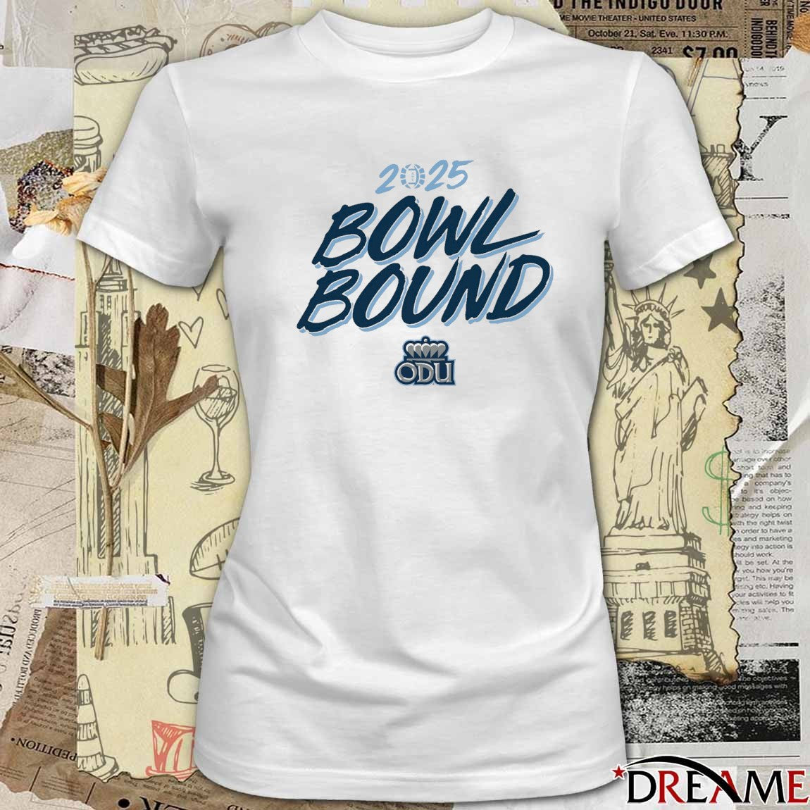 Old Dominion Monarchs Football NCAA 2025 Bowl Bound t-shirt