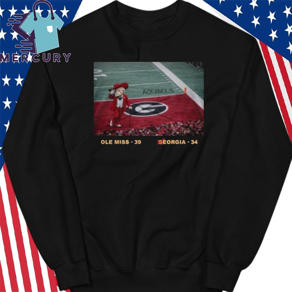 Ole Miss Defeats Georgia 39-34 To Win The Sugar Bowl Shirt