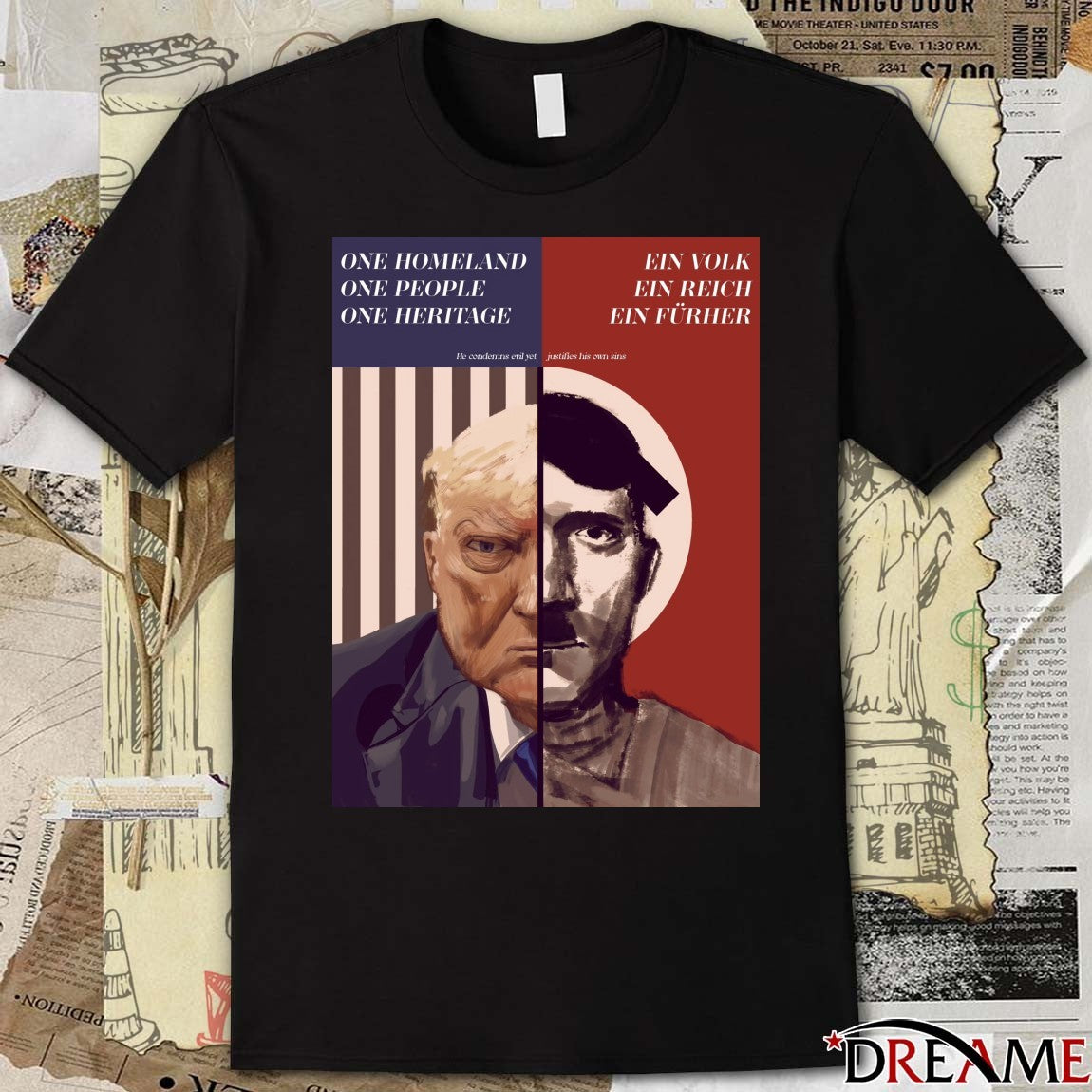 One Homeland One People One Heritage Ein Volk Ein Reich Ein Fuhrer Poster t-shirt