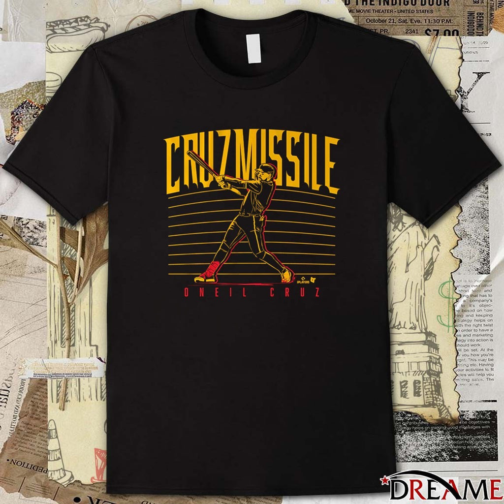 Oneil Cruz Hitting Missile Pittsburgh Pirates MLB t-shirt