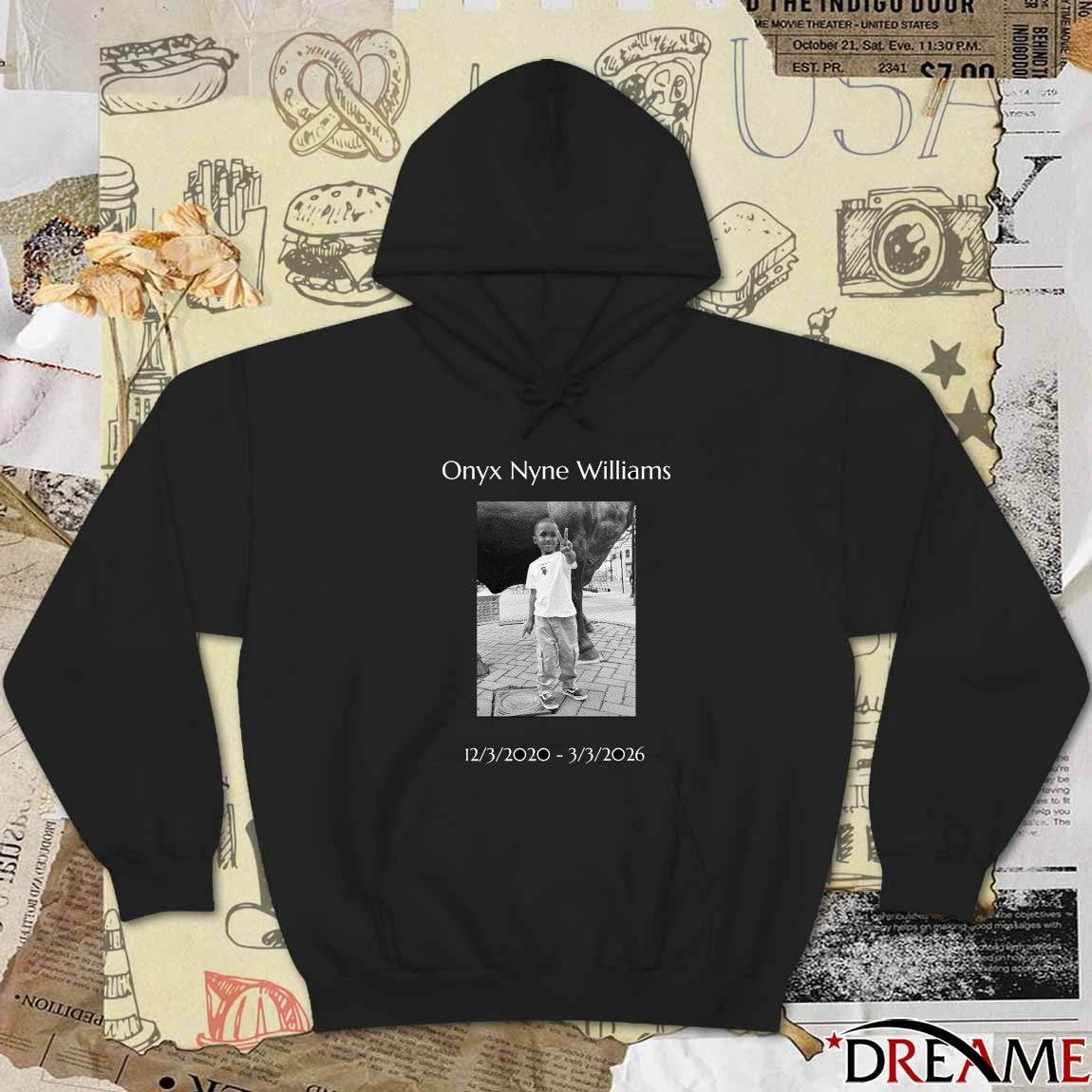 Onyx Nyne Williams 12-03-2020 – 03-03-2026 ONYX IS HOPE – ONYX IS FOREVER t-shirt