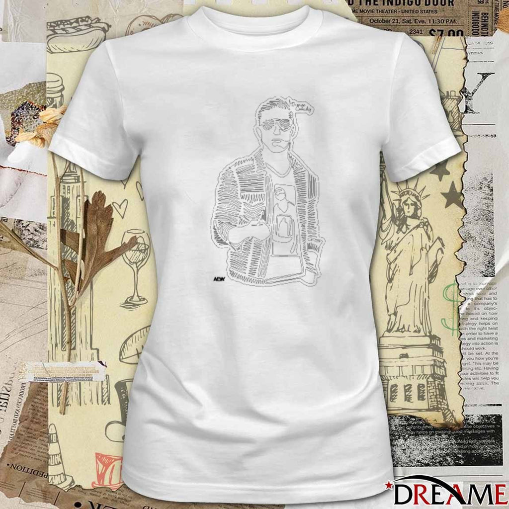 Orange Cassidy – Doodle AEW 2025 t-shirt