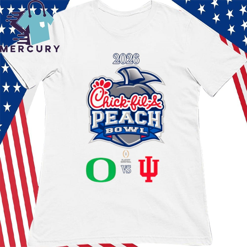Oregon vs. Indiana 2026 Chick-fil-A Peach Bowl Shirt