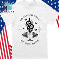 Organized Gang Of Wine Moms Snake Wine Glass Emblem Shirt