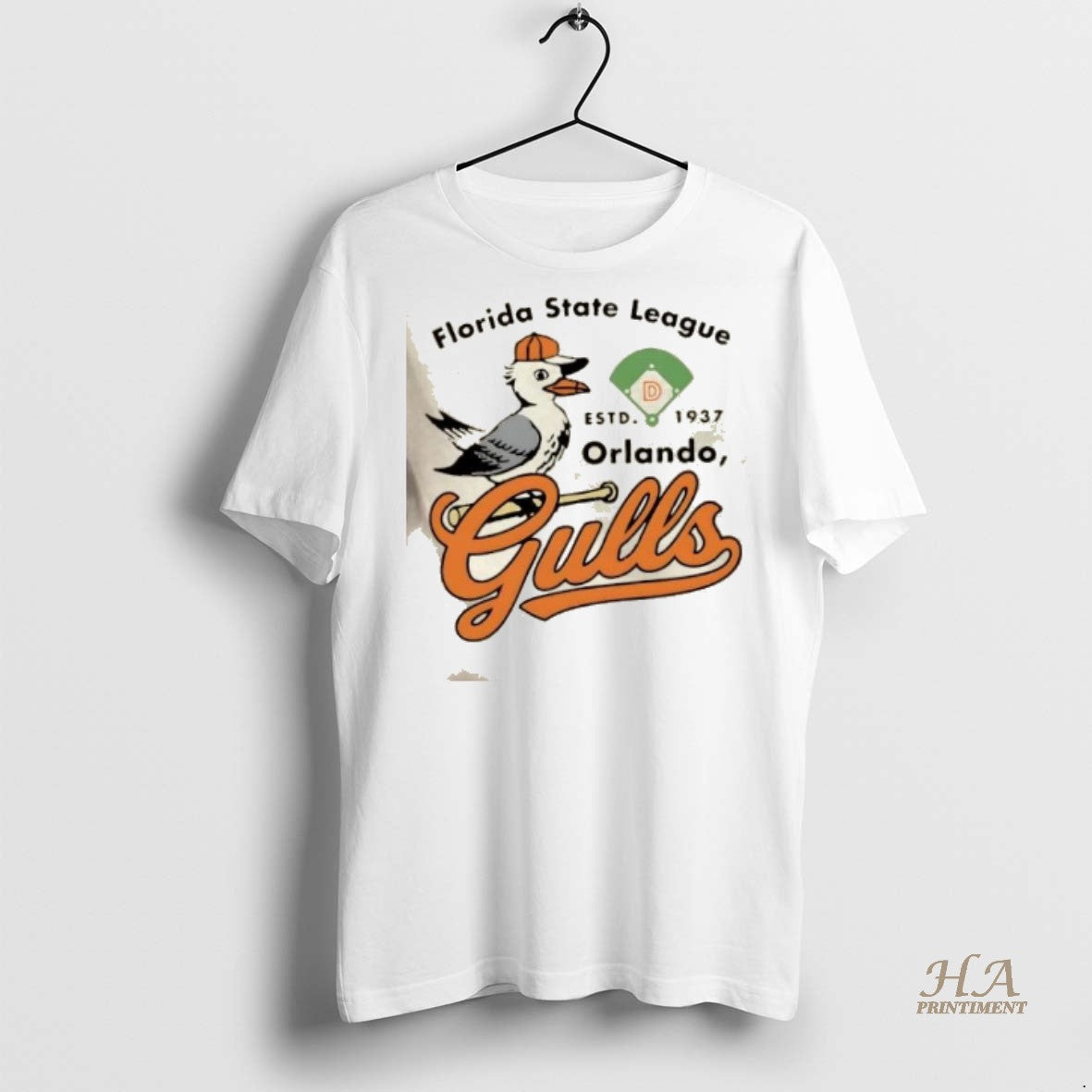 Official Orlando Gulls Florida Vintage Defunct Baseball Teams Shirt