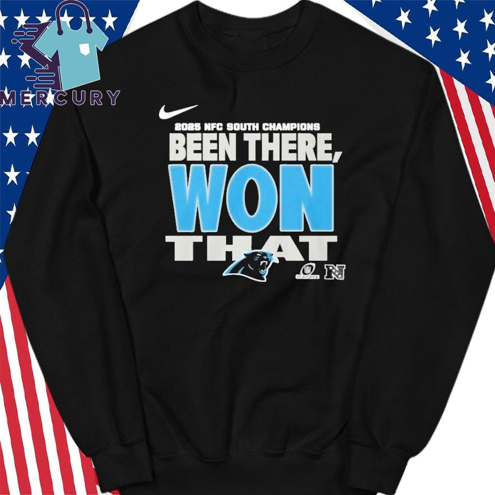 Panthers 2025 NFC South Division Champions Locker Room Shirt