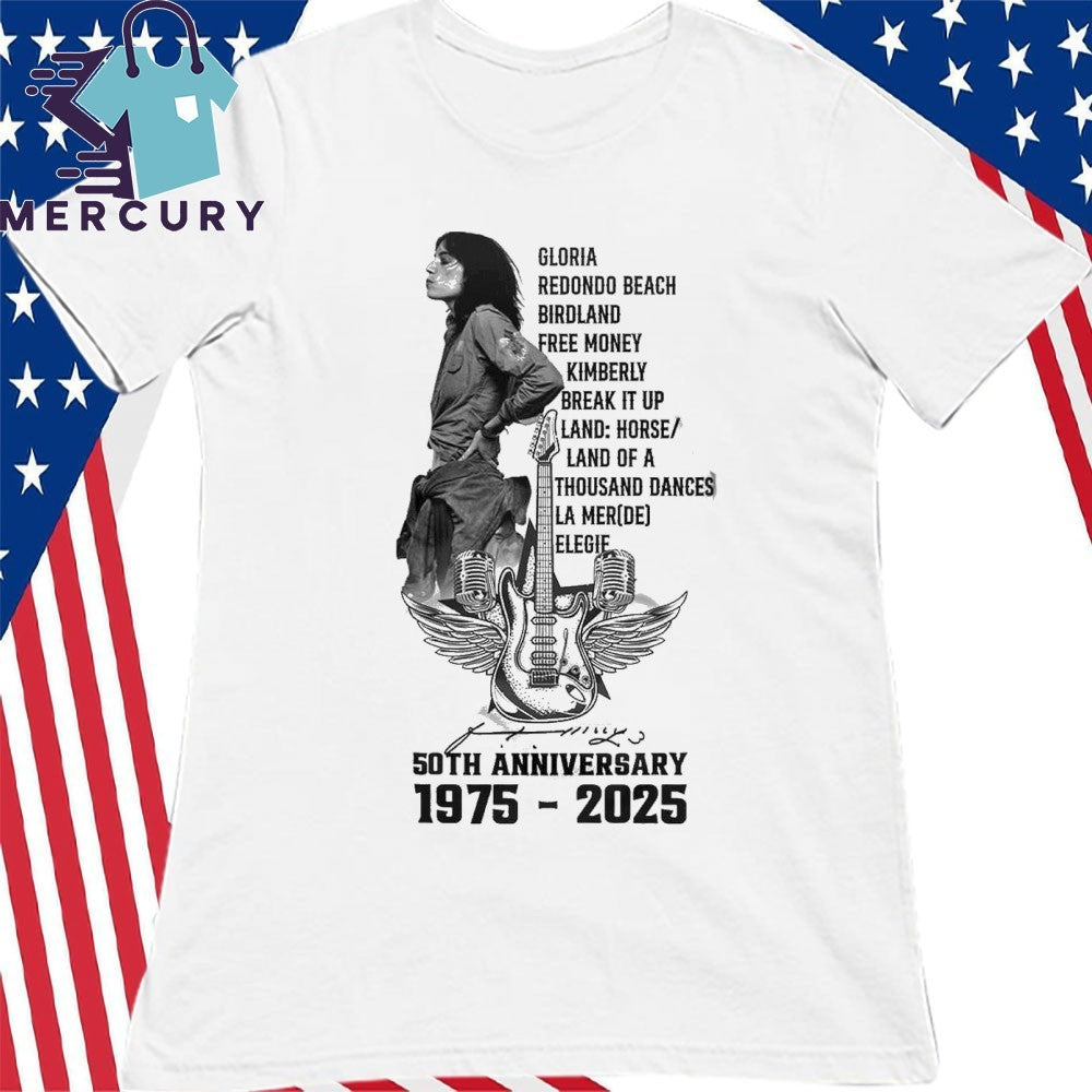 Patti Smith 50th Anniversary 1975 2025 Memories Shirt