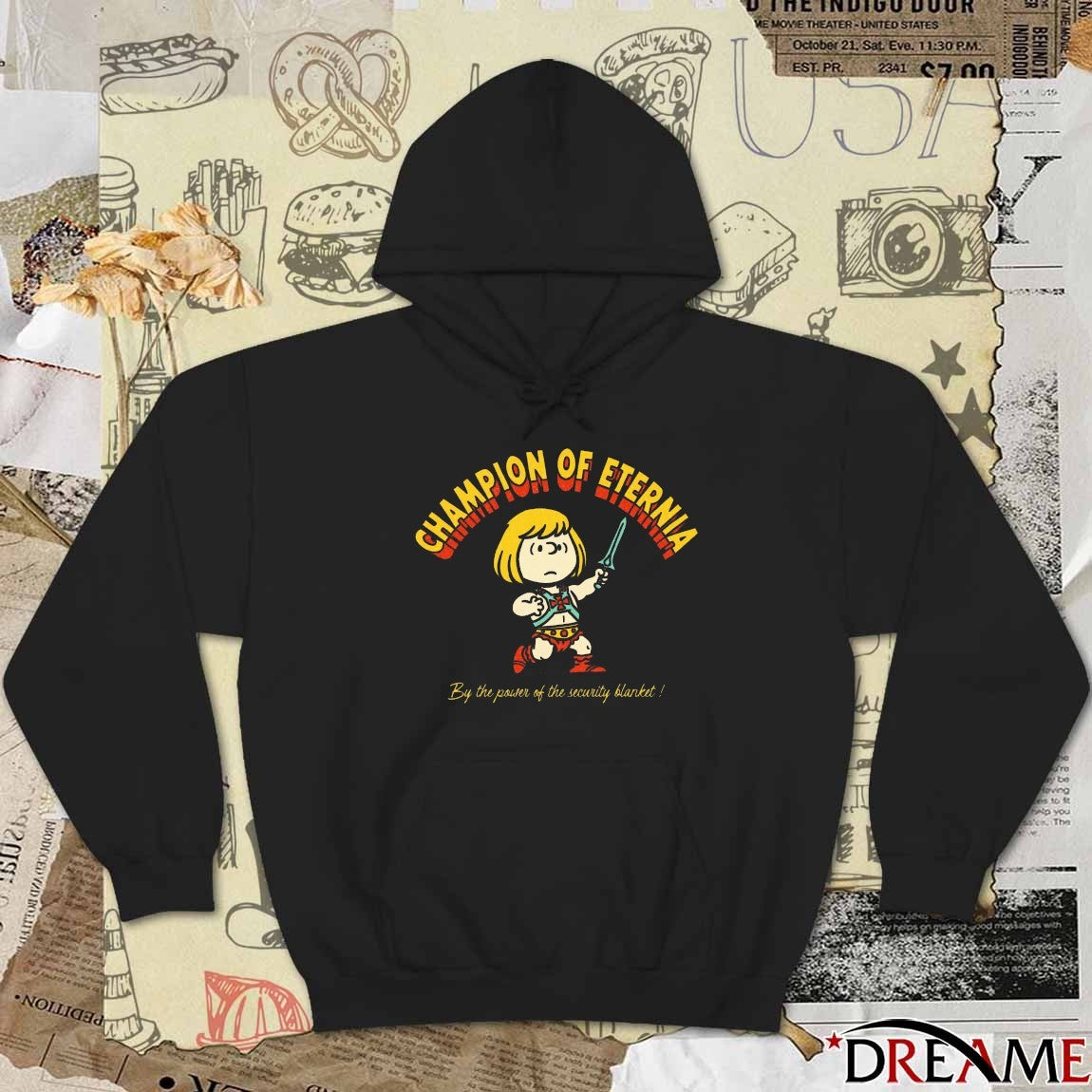 Peanuts Champion Of Eternia By The Power Of The Security Blanket Fanart t-shirt