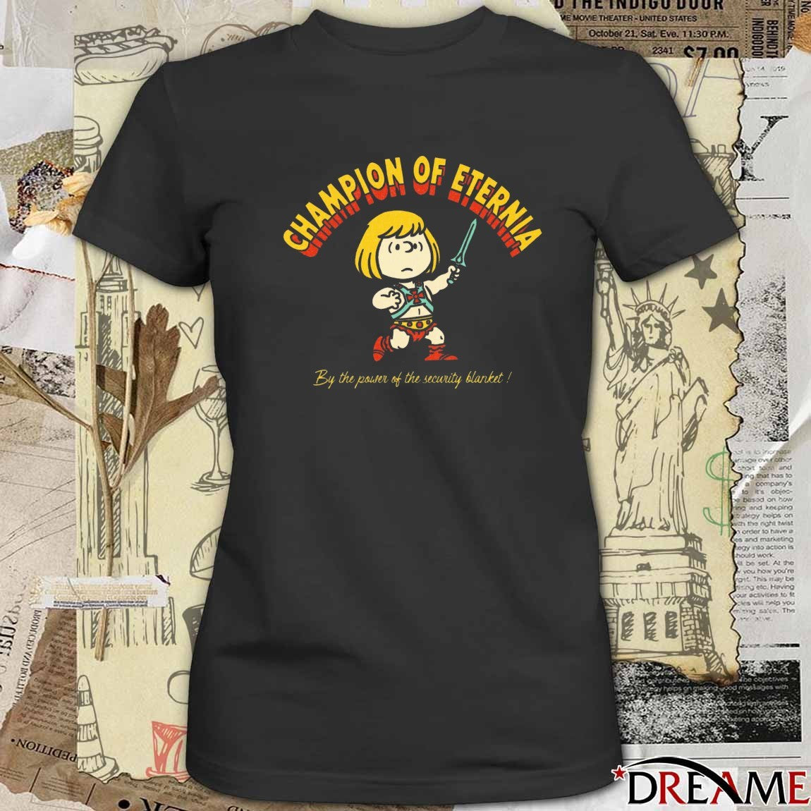 Peanuts Champion Of Eternia By The Power Of The Security Blanket Fanart t-shirt