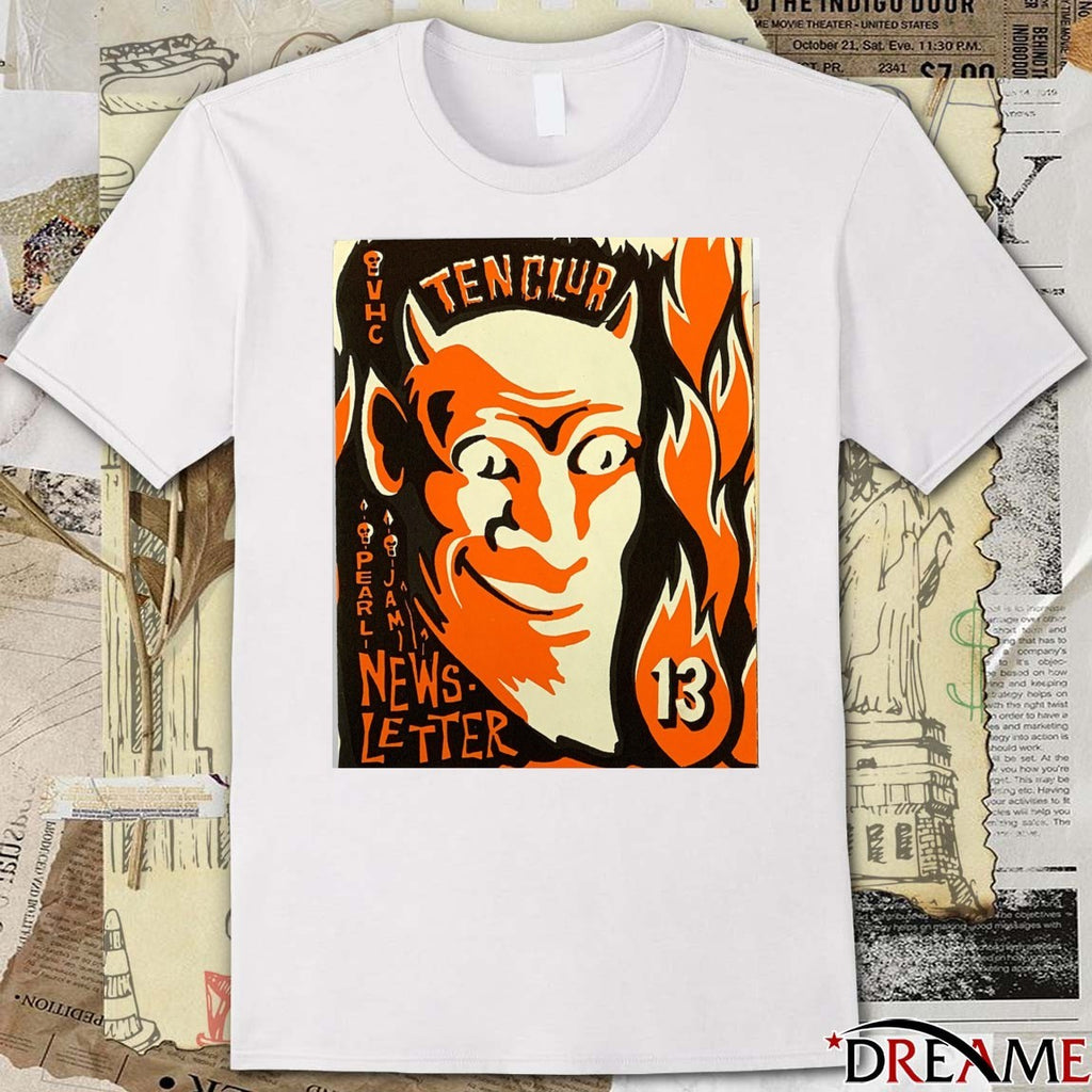 Pearl Jam Ten Club Newsletter issue number 13 Poster t-shirt