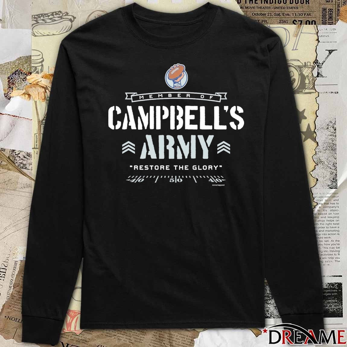 Penn State Nittany Lions Member Of Campbell’s Army Restore The Glory t-shirt
