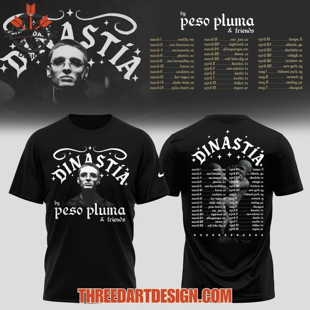 Peso Pluma Dinastia World Tour 2026 Shirt