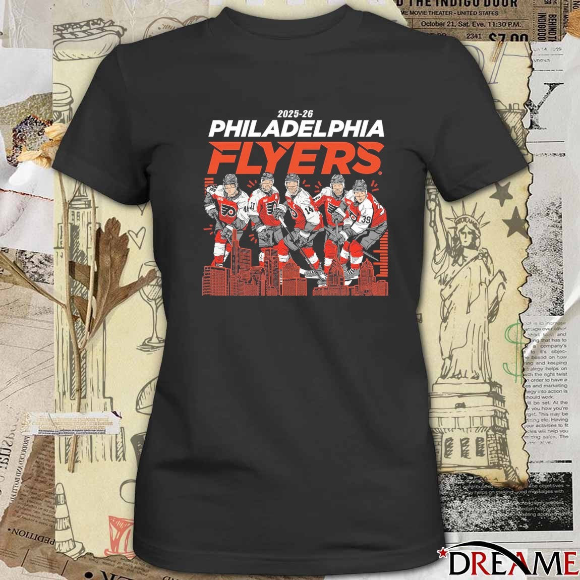 Philadelphia Flyers hockey Home Opener 2025-26 Painting t-shirt