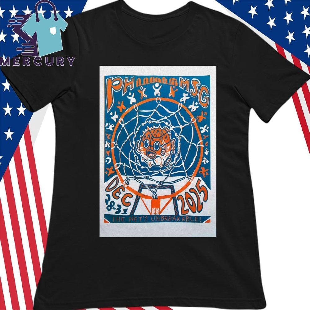 Phish At Madison Square Garden On Dec 28-31 2025 Poster Shirt