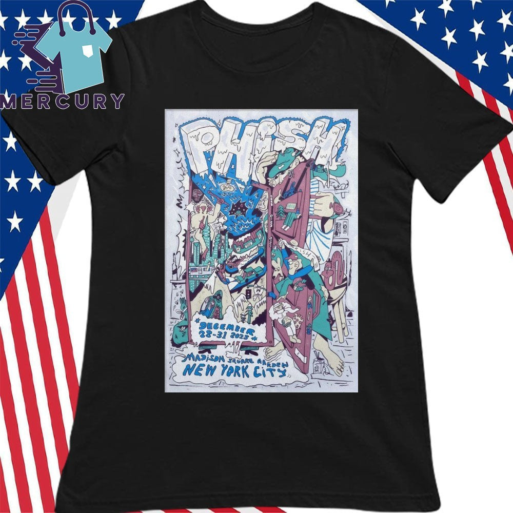 Phish Dec 28-31 2025 Madison Square Garden NYE Poster Shirt