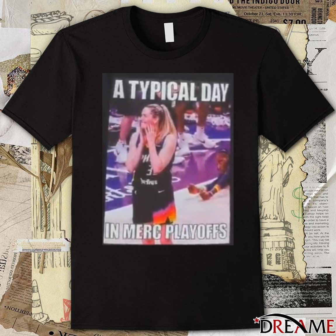 Phoenix Mercury WNBA A Typical Day In Merc Playoffs 2025 t-shirt