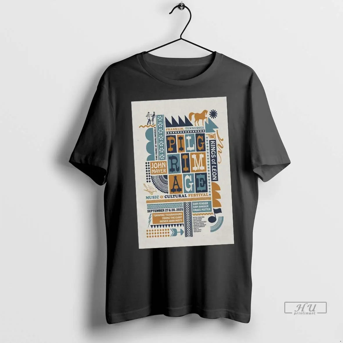 Official Pilgrimage Music Cultural Festival 2025 Franklin Tn T Shirt