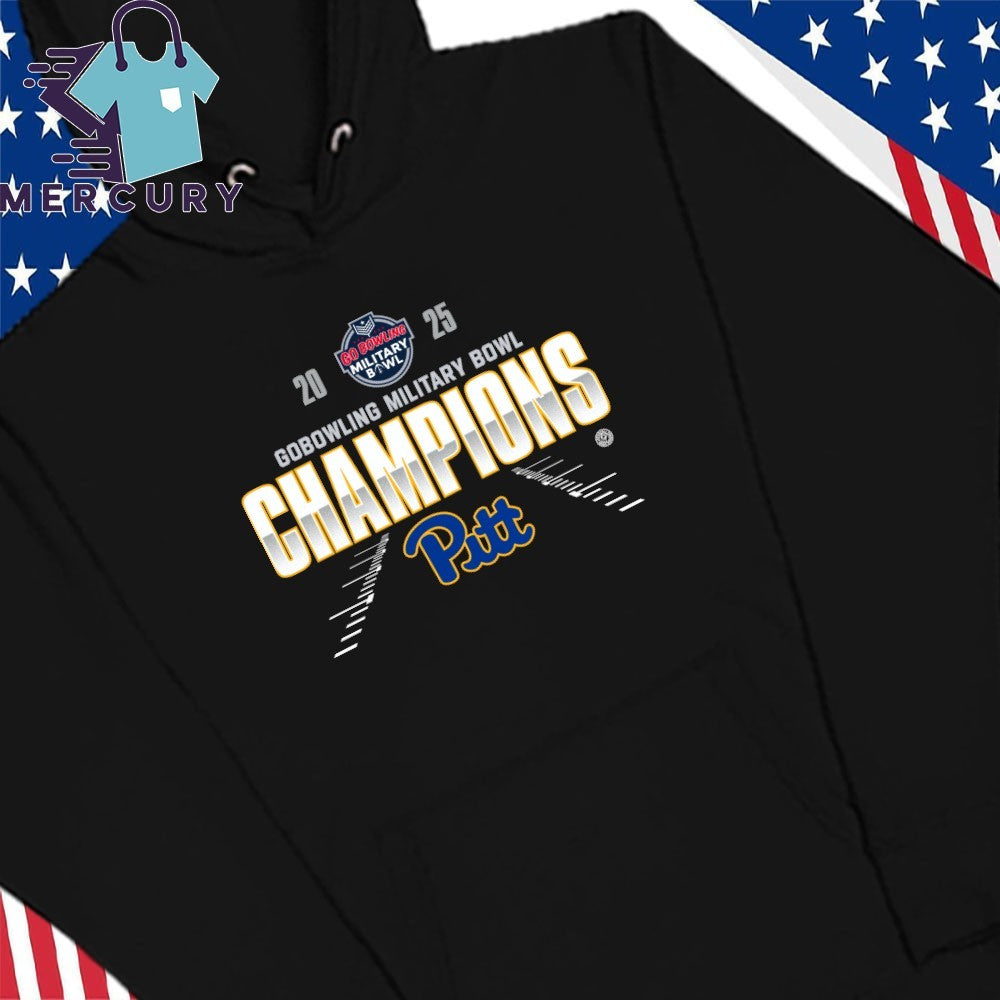 Pittsburgh Panthers 2025 Military Bowl Champions Shirt