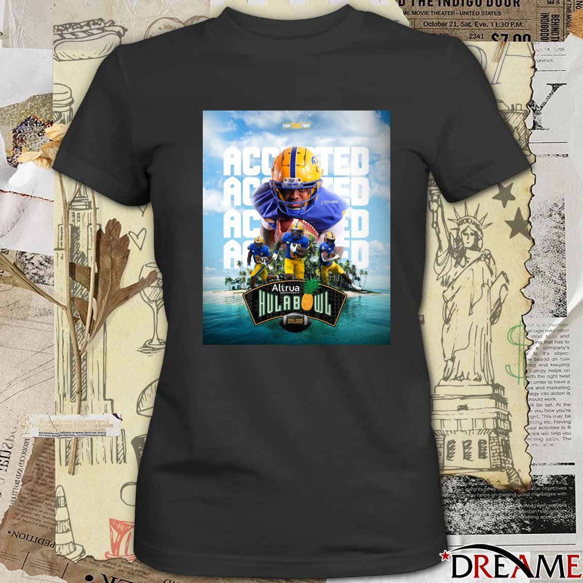 Pittsburgh Panthers Desmond Reid Invite Accepted Hula Bowl 2026 Poster t-shirt