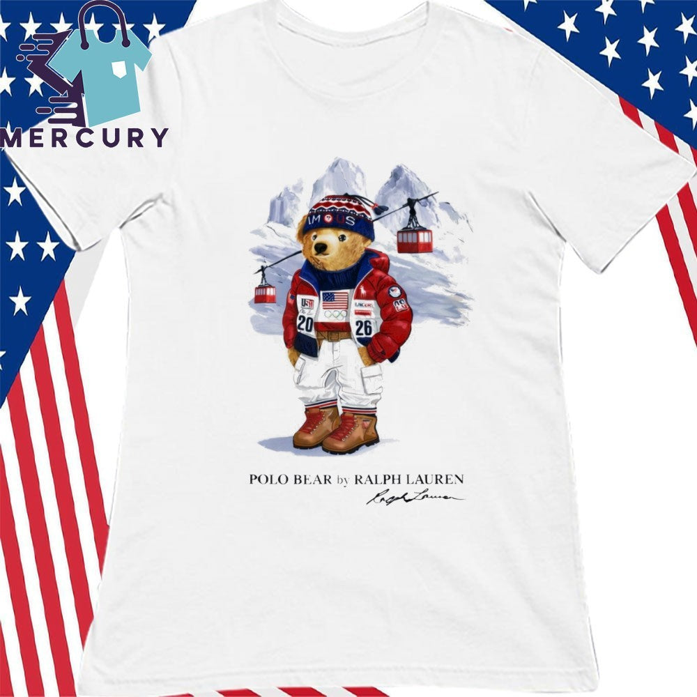 Polo Bear Ralph Lauren Team USA 2026 Winter Olympics Shirt