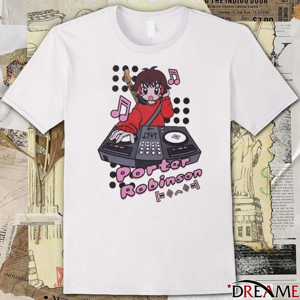 Porter Robinson DJ Anime 2025 t-shirt