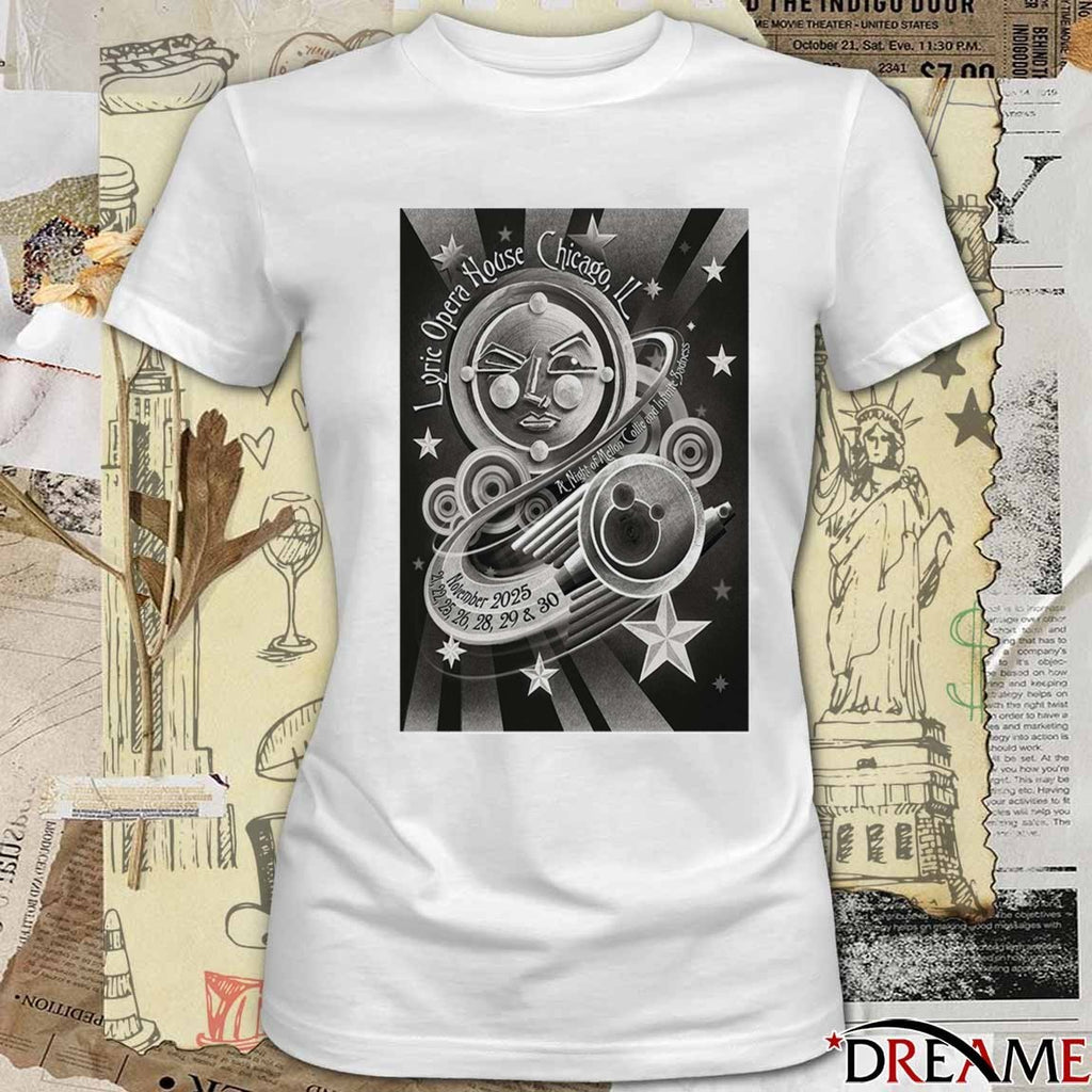 Poster A Night Of Mellon Collie and Infinite Sadness November 21-30 2025 Chicago t-shirt