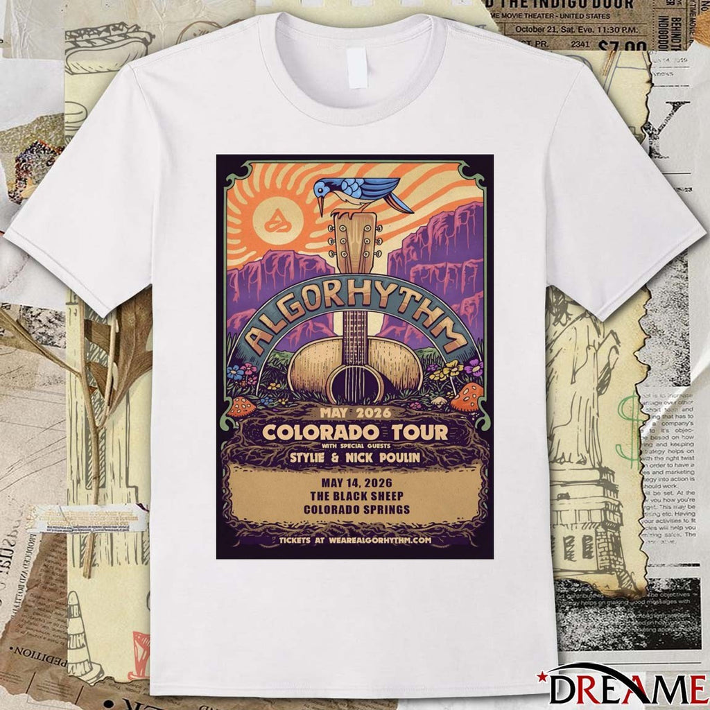 Poster Algorhythm May 14 2026 The Black Sheep In Colorado Springs CO t-shirt