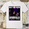 Poster Ally The Piper November 9 2025 Sacramento, CA Goldfield Trading Post t-shirt