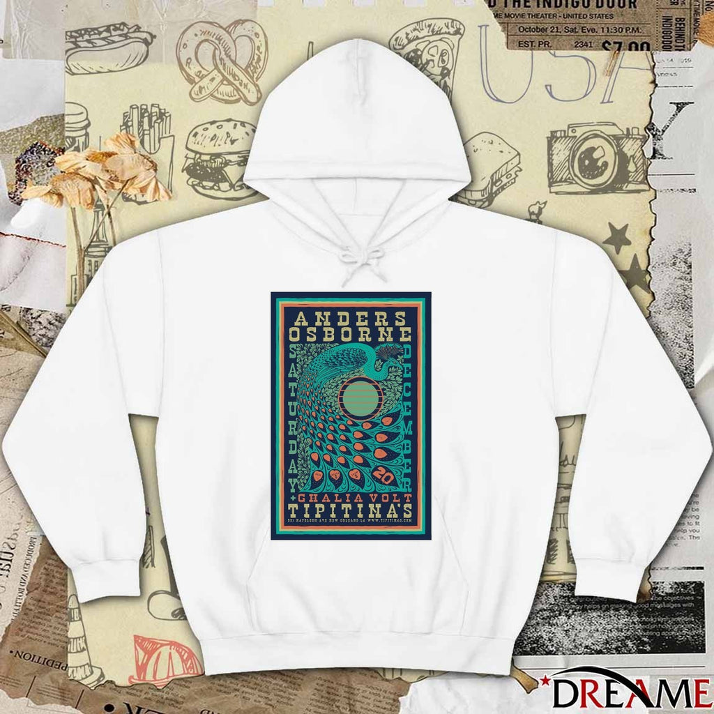 Poster Anders Osborne Tipitina’s in New Orleans LA December 20 2025 t-shirt