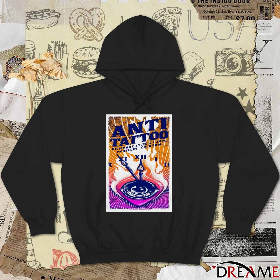 Poster Anti Tattoo December 19-21 2025 Medellín, CO t-shirt
