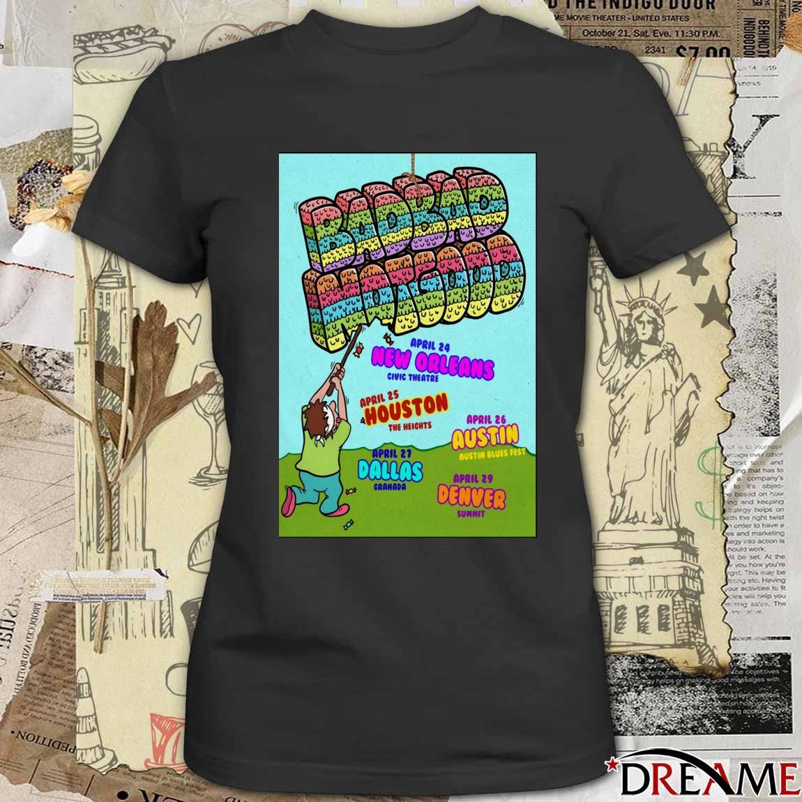 Poster BadBadNotGood Tour April 24 – 29 2026 t-shirt