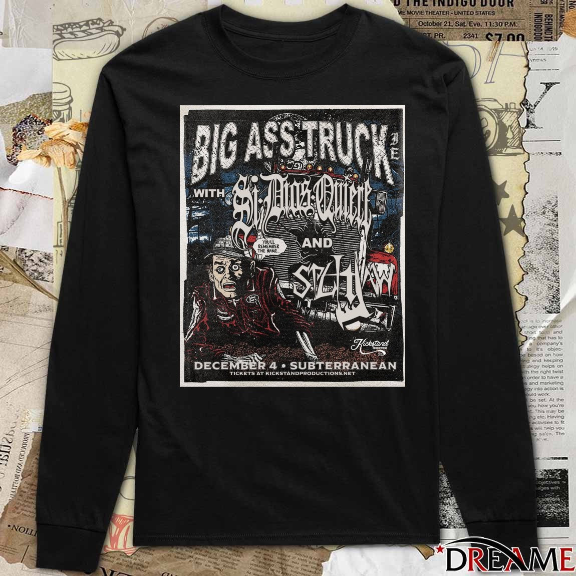 Poster Big Ass Truck Subterranean In Chicago IL December 4 2025 t-shirt