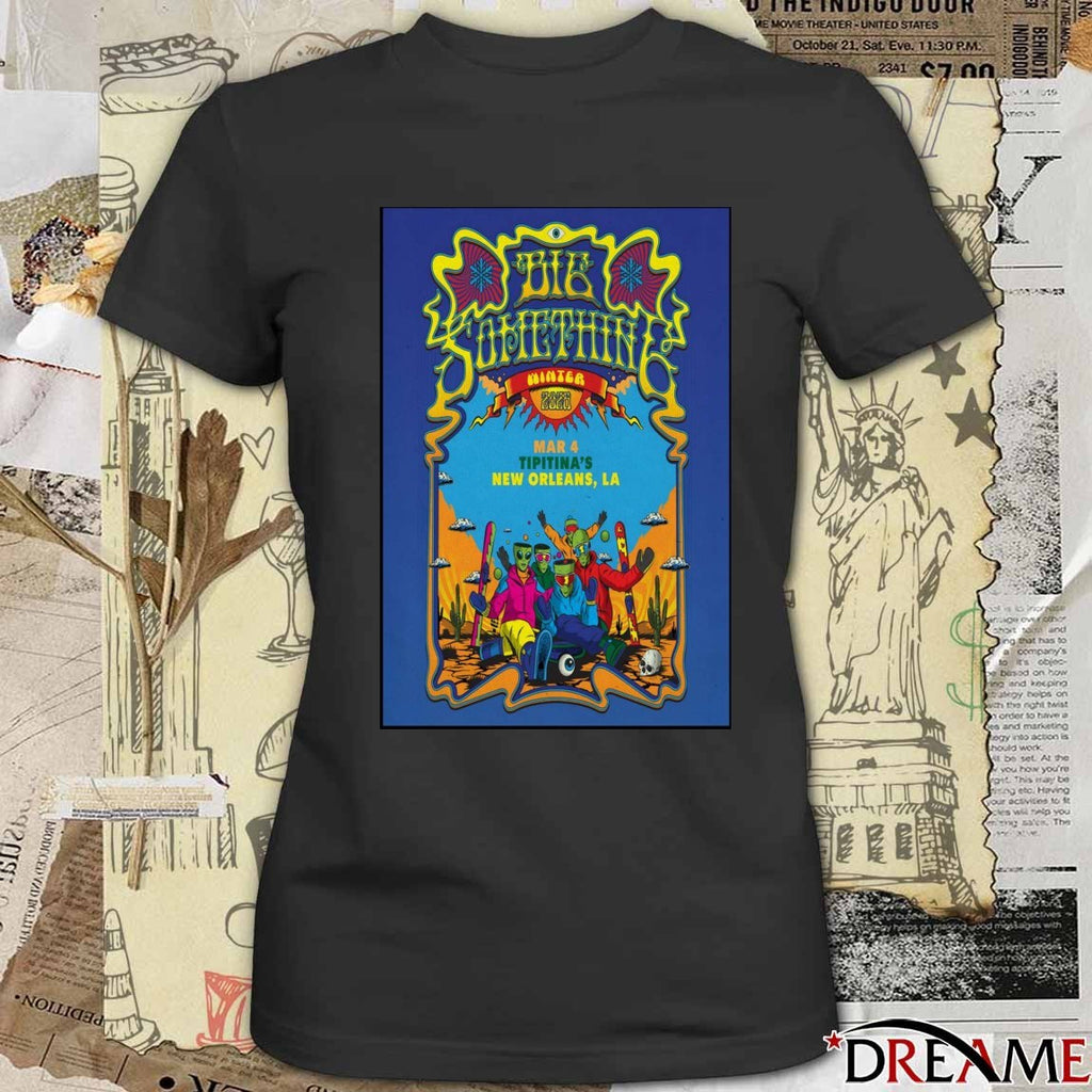 Poster Big Something March 4 2026 Tipitina’s New Orleans LA t-shirt