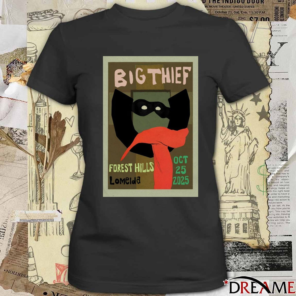 Poster Big Thief Forest Hills Lomelda Stadium New York October 25 2025 t-shirt